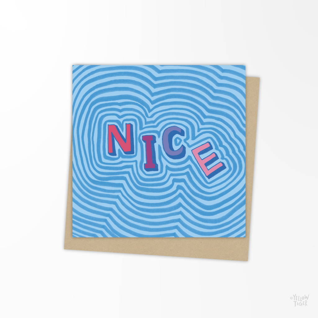 Nice Lettering Card